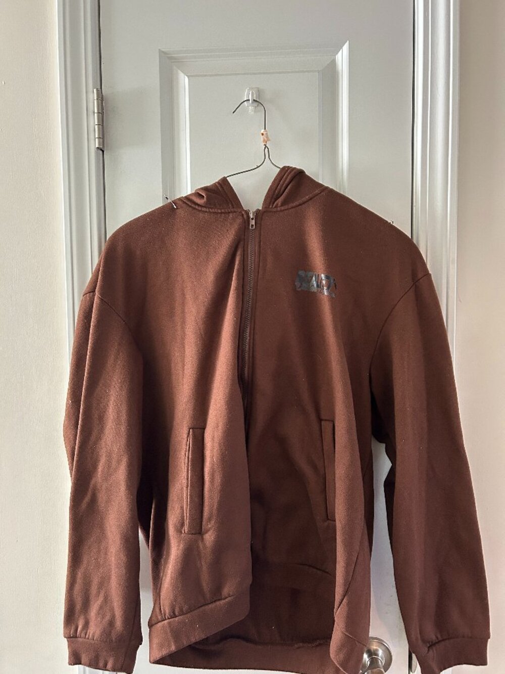 Brown Graphic Hoodie